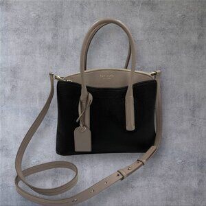 Kate Spade Margaux Black/Taupe Leather Tote